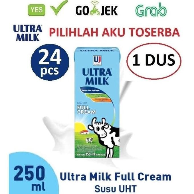 

Susu Ultra Full Cream - 250 Ml - 1 Dus Isi 24 Pcs