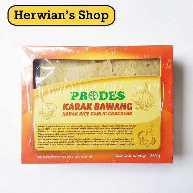 

Kerupuk Karak/Gendar/Beras 1 Dus (250G X 12) - Bawang