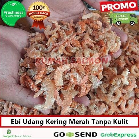 

Ebi Udang Kering Merah Tanpa Kulit Grade A Super