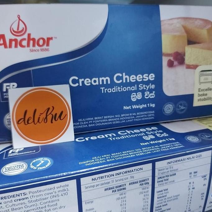 

Cream Cheese Anchor 1 Kg