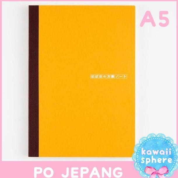 

Hobonichi Plain Notebook | Cousin A5 | Grid | Po Jepang