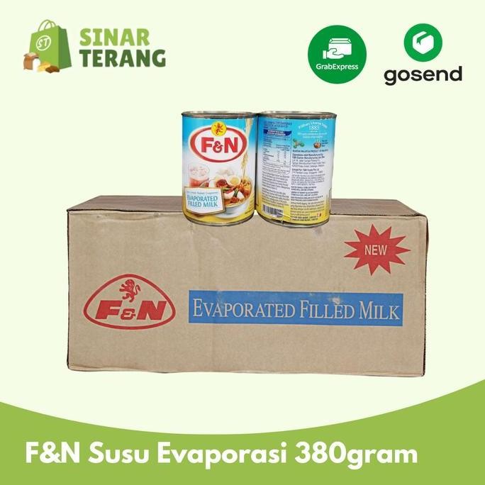 

1 Karton Susu Cair Evaporasi Fn F&N Evaporate ( Evaporated Milk ) Dus