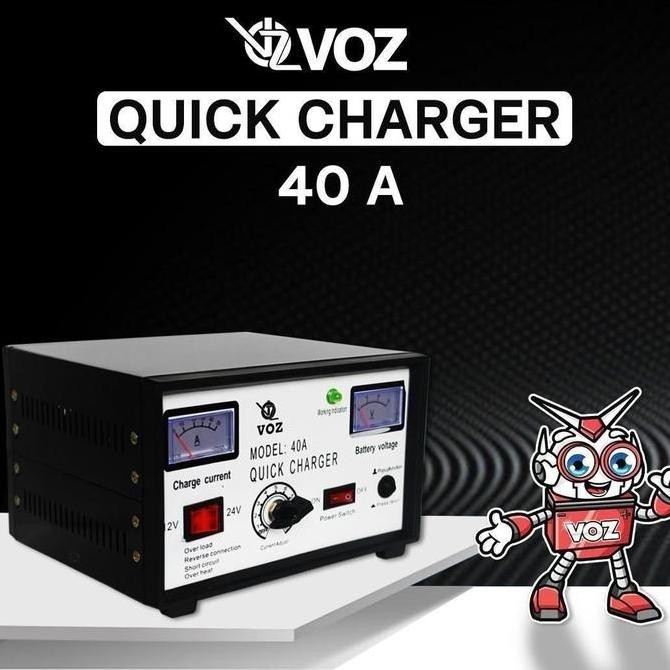 Voz Charger Aki 40A | Charger Aki Mobil | Charger Aki Kering