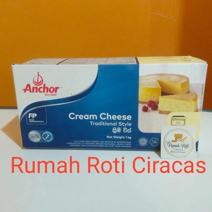 

Cream Cheese Anchor 1Kg Krim Chesse 1 Kg Keju New Zealand Milk