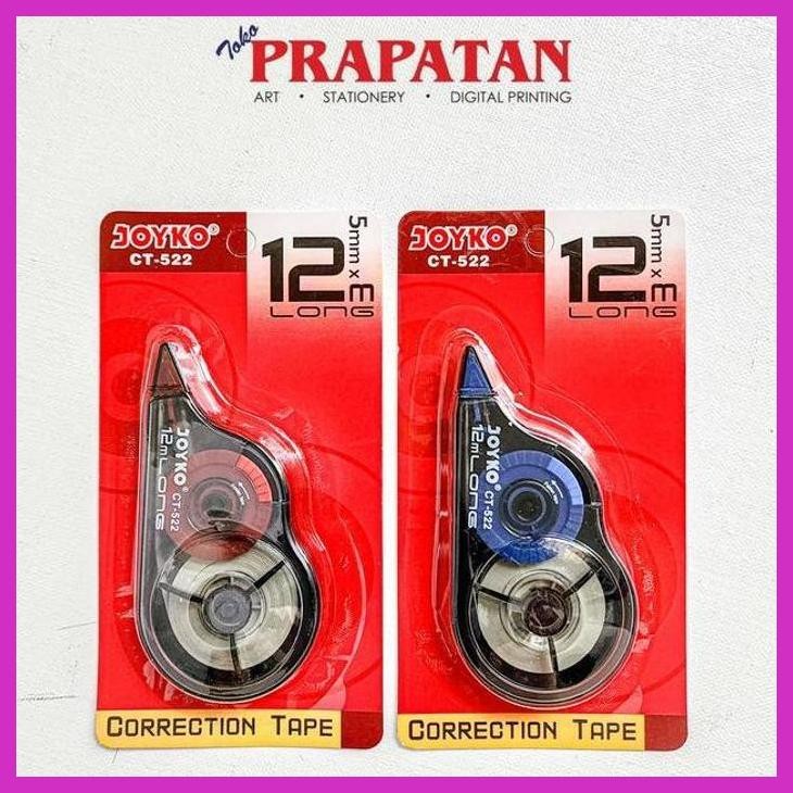 

( SEKOLAH / LUKIS ) SALE JOYKO CORRECTION TAPE C-522 | PITA KOREKSI (SENI / MENGGAMBAR / ART / KERAJINAN ) PACKING AMAN