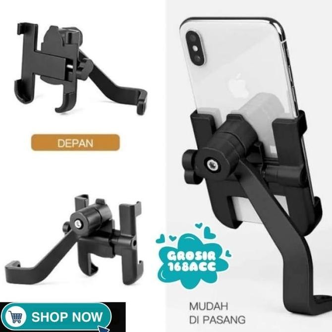 Holder Hp Gps Di Spion Sepeda Motor Nmax New Nmax  Adv Pcx Vario Beat Universal Cod Co