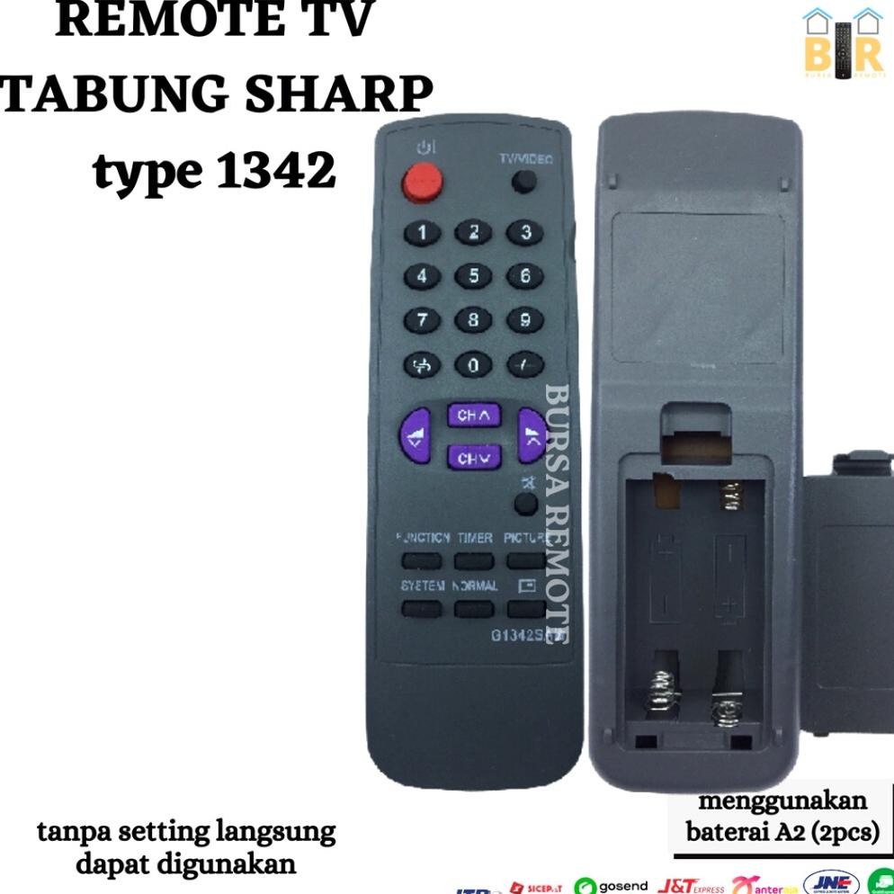 It34 sr-32 Oh34 uk-12 Remote Tv Sharp Multi Tabung GA 1342 SA tanpa setting Terlaris Sale Berkualita