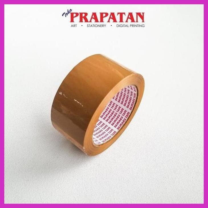 

( SEKOLAH / LUKIS ) SALE LAKBAN COKLAT DAIMARU 48 MM X 90 YARD (SENI / MENGGAMBAR / ART / KERAJINAN ) PRIVASI AMAN