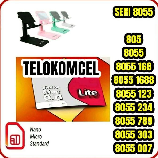 Nonocan Cantik Tesel Edisi Bos Boss 805 8055 168 1688 4905 8989 [[[ No Cantik T-Sel ]]] Holder Handp