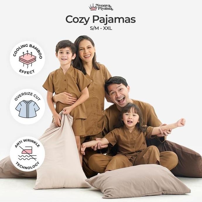 Nyonya Piyama Poly Bamboo Family Set (Callisto Cozy)
