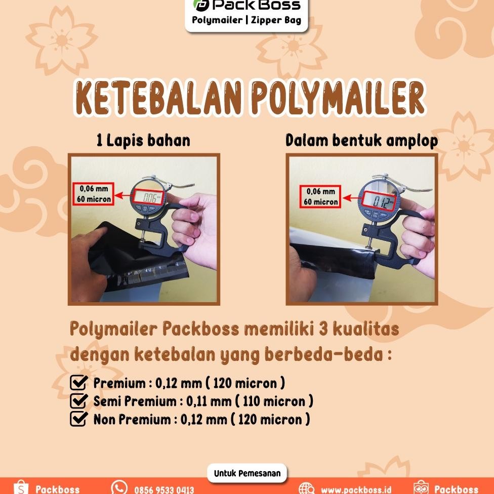 

JH8 POLYMAILER PACKBOSS PREMIUM 28X42 ISI 100 PACKING ONLINE TERMURAH