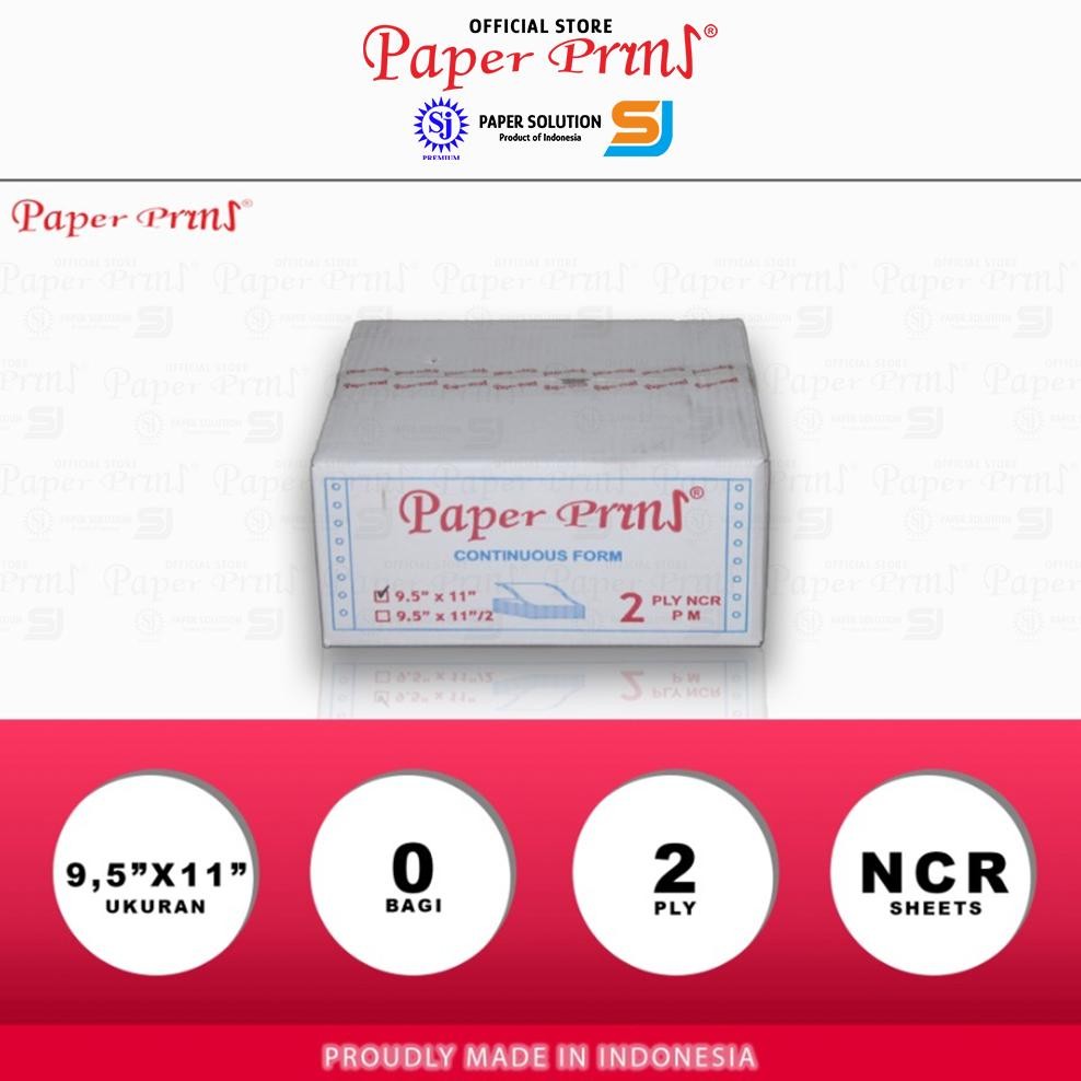 

JH8 Paperpryns Kertas Continuous Form 2PLY NCR 9,5" x 11
