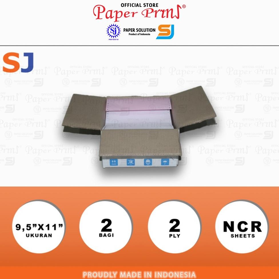 

JH8 SJ Orange Kertas Continuous Form 2PLY NCR PRS 9,5" x 11"/2 (Bagi 2)