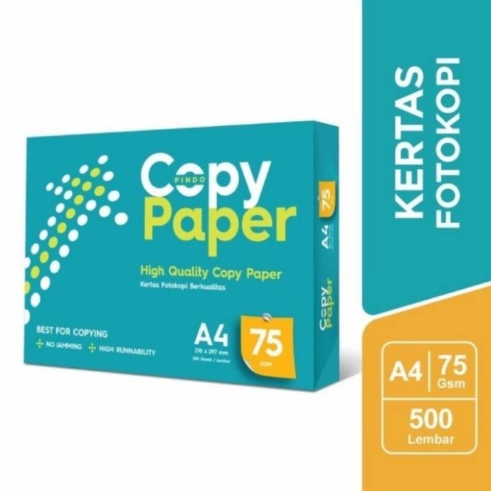 

JH8 KERTAS HVS F4 FOLIO 75GSM COPY PAPER 1 RIM 500 LEMBAR