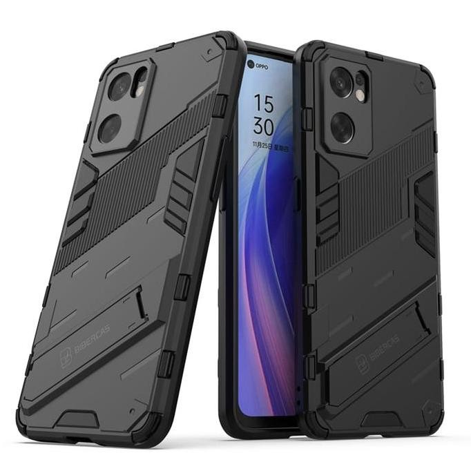 OPPO RENO 7 5G RENO7 4G SOFT CASE KICKSTAND CYBERPUNK SERIES
