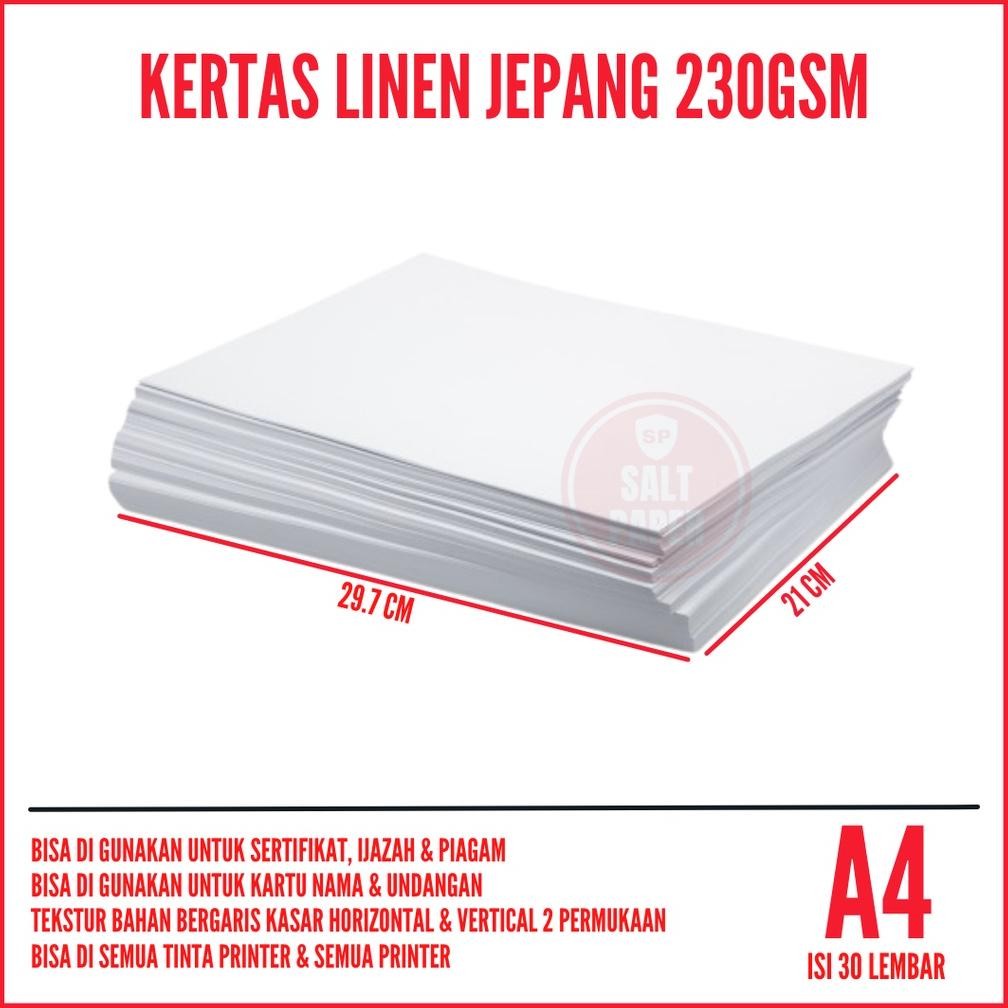 

JH8 Kertas Linen A4 isi 30 lembar / Kertas Karton Linen A4