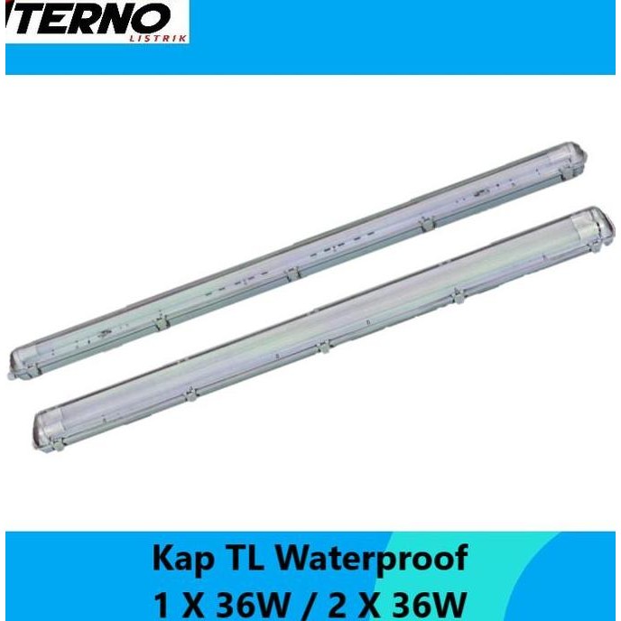 Kap Lampu Waterproof 1X36 1X36W Tl Led 1X16W Ip65