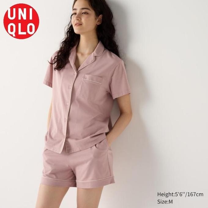 Piyama Set Disney Lengan Pendek Uniqlo Original Co