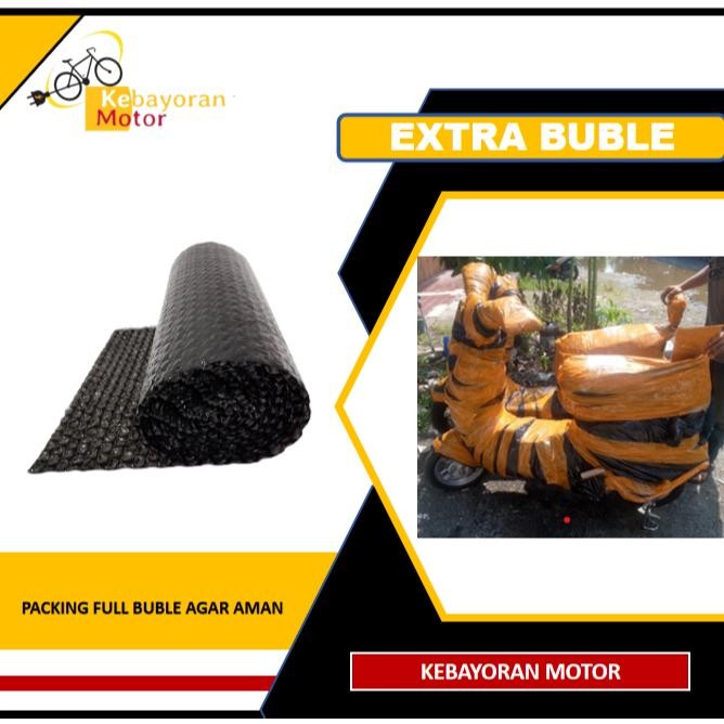 

JH8 BUBLE WRAP EXTRA PACKING SEPEDA LISTRIK AGAR AMAN