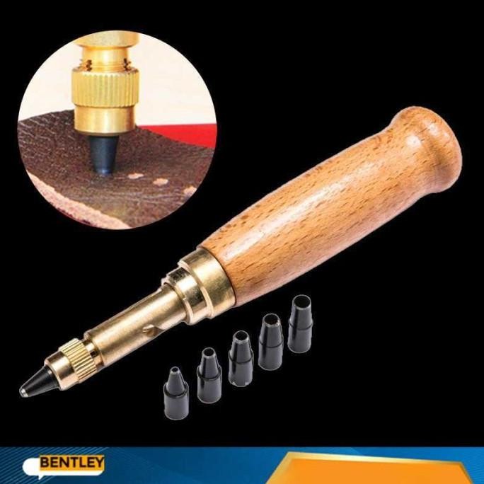 

ready !!! Alat Pembolong Kulit Tali Karet Strap Hole Punch 6 Tip