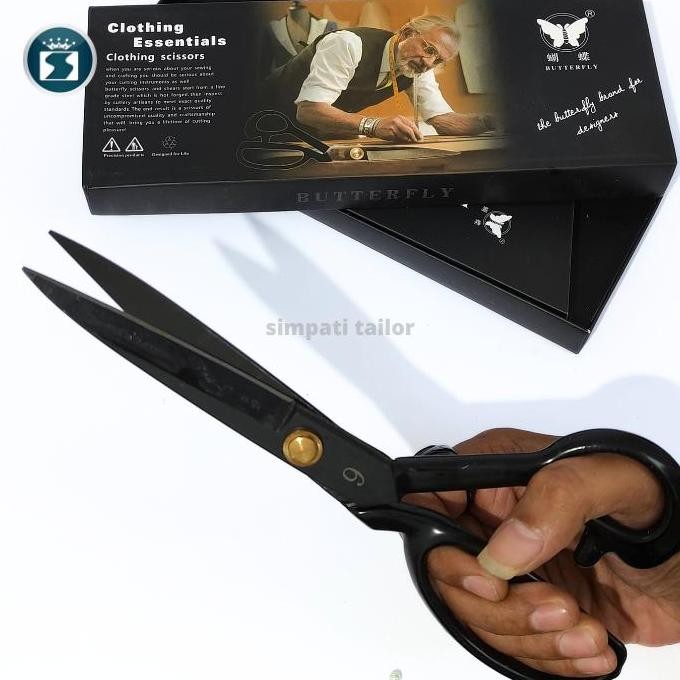 

ready !!! gunting bahan kain jahit Alat potong tajam butterfly