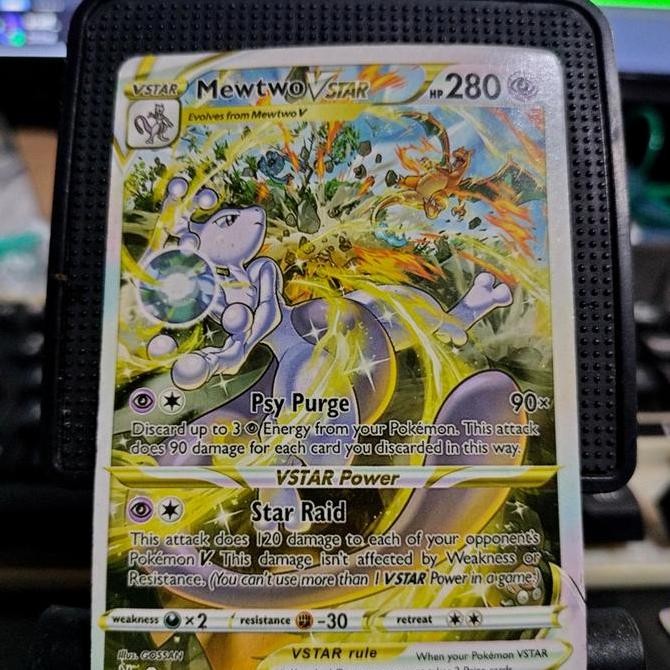 kartu pokemon mewtwo vstar (TCG) Rare Original