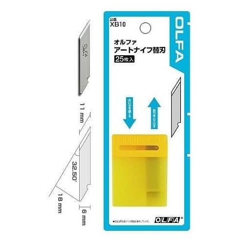 

ready !!! REFILL OLFA KB Art Knife 25pcs Blade! XB10
