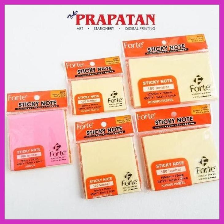 

( SEKOLAH / LUKIS ) DISCOUNT FORTE STICKY NOTE MEMO PY (SENI / MENGGAMBAR / ART / KERAJINAN ) PRIVASI AMAN