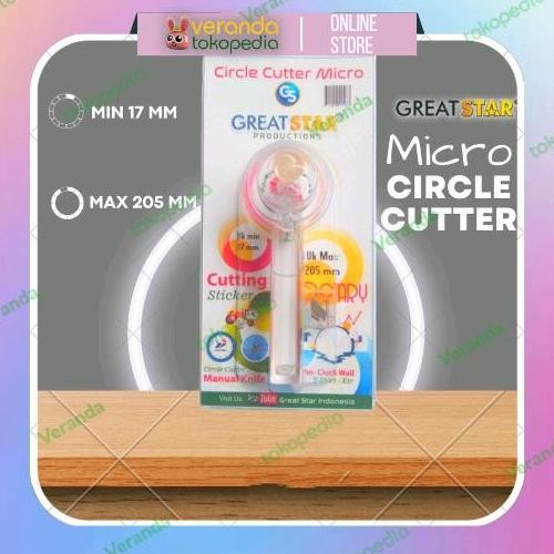 

ready !!! Great Star Circle Cutter Micro 17mm