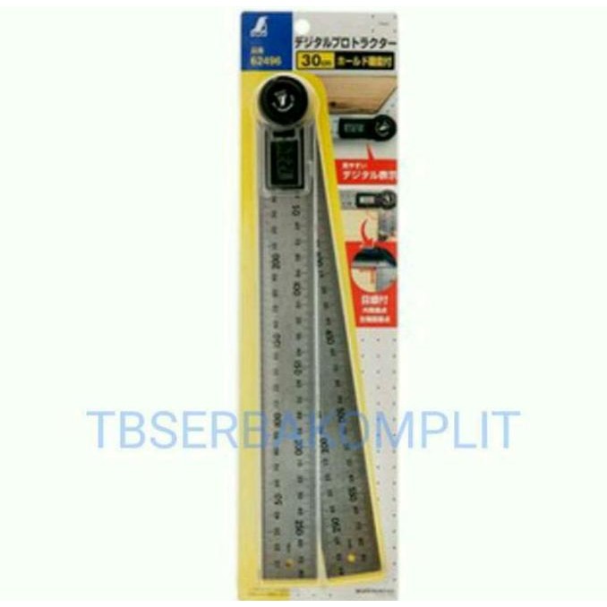 

Dital Protractor 30cm Shinwa japan 62496 with Hold Function meter