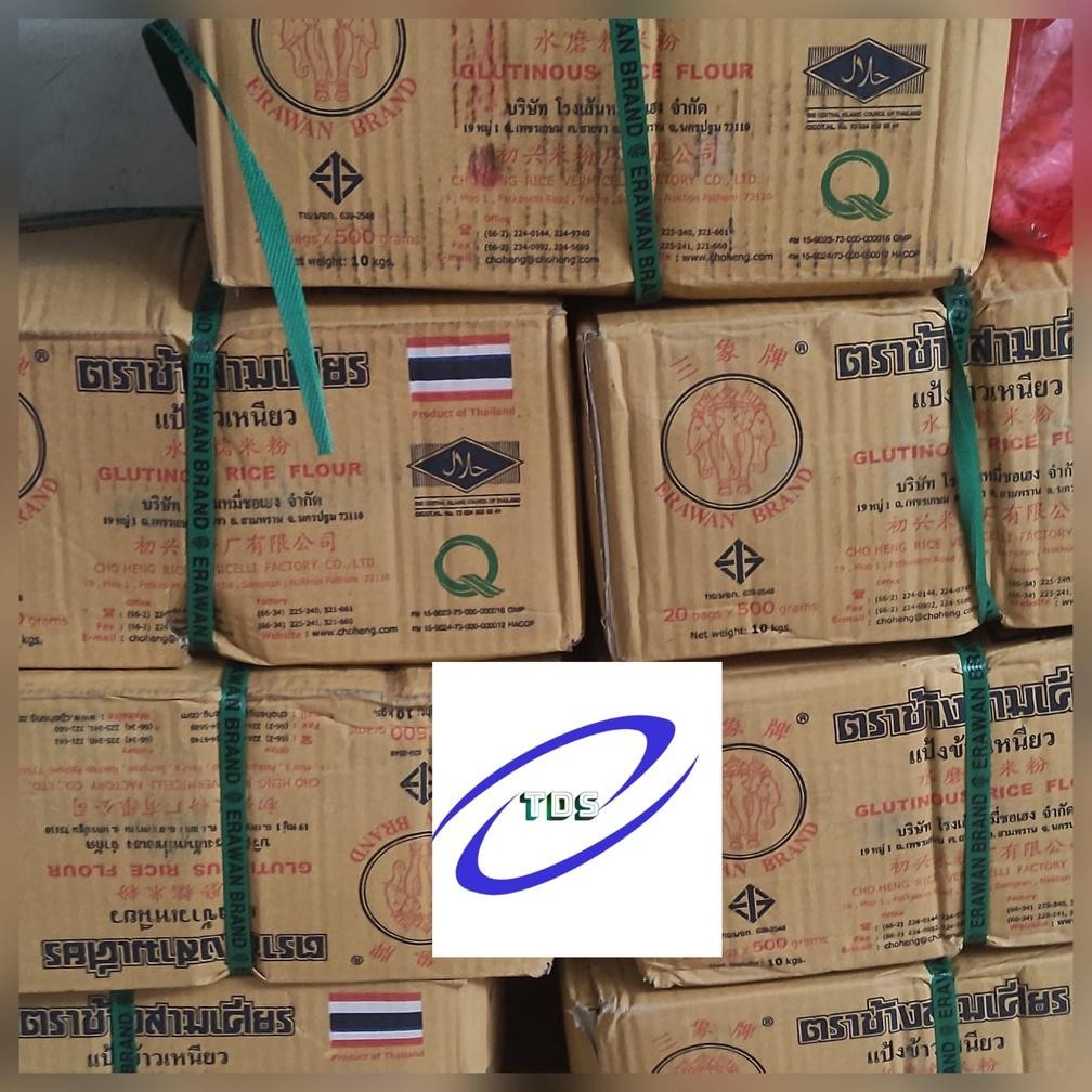 

Promo 1 Dus Tepung Ketan Pulut Thailand Erawan 500Gr