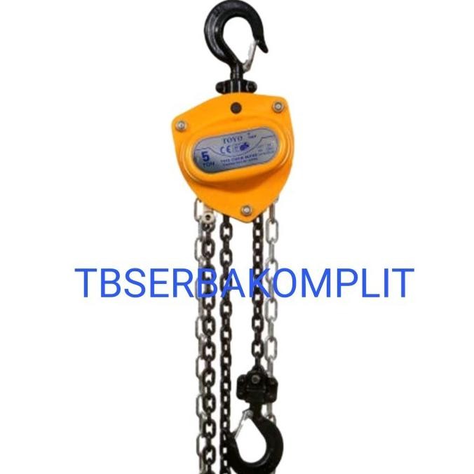 Toyo Tackle Chain Blok 2 Ton x 7 Meter Lever Blok Takel Kerekan 2T 7M