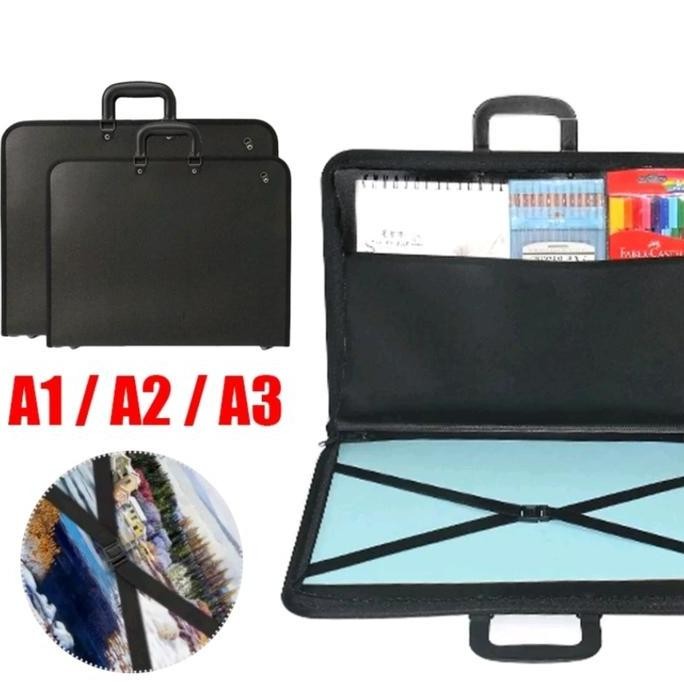 

Tas Drawing Waterproof Ukuran A1 A2 A3 Soft Pvc Tas Gambar V-Tec Art Bag