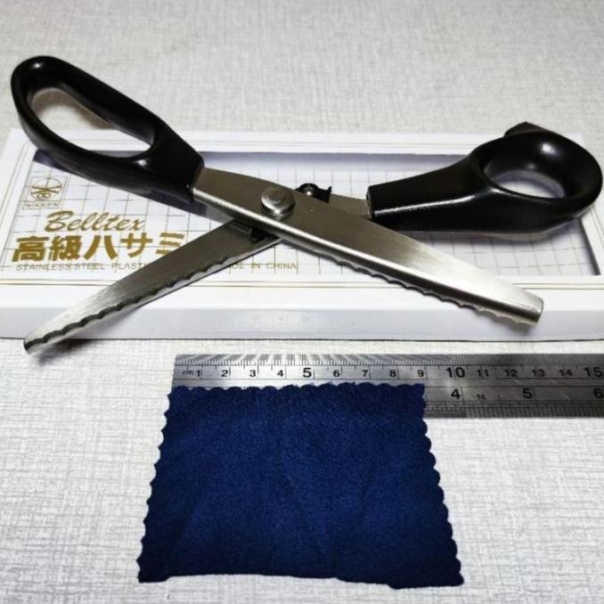 

ready !!! Gunting Kain Zigzag 9"-230mm Stainless Steel Plastic Handle