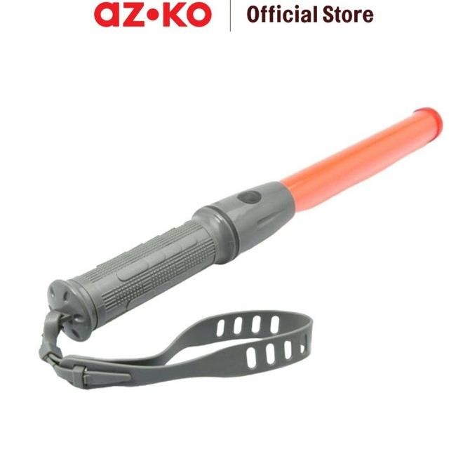 AZKO Krisbow Tongkat Lalu Lintas 2Xc - Merah Tongkat Polisi Lampu Tongkat Lampu Pengatur Lalin Polic