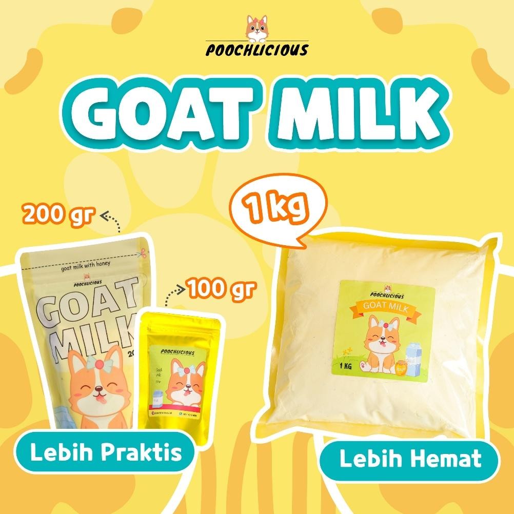 Poochlicious Goat Milk / Susu Kambing Anjing / Susu Kambing Bubuk / Goat Milk Bubuk Anjing Puppy AST