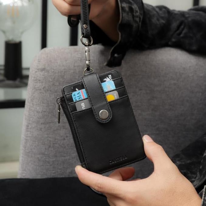 

Cartiera Vex Lanyard ID Card Name Tag Kalung Pria Wanita Kulit Praktis Premium GT