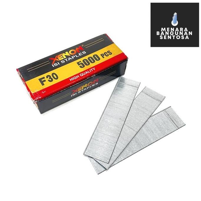 

TGR Isi Staples Paku Tembak Xenon F30 - Refill Staple Gun Nailer 30mm