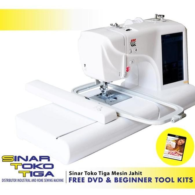 CNY E 960 MESIN BORDIR KOMPUTER + JAHIT CNY E960 PORTABLE OTOMATIS