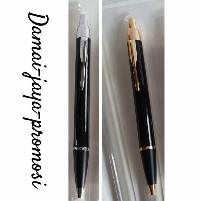 

Pulpen Mewah Parker Original Black Gold / Silver Gratis Grafir Nama Kualitas Terbaik Harga Termurah