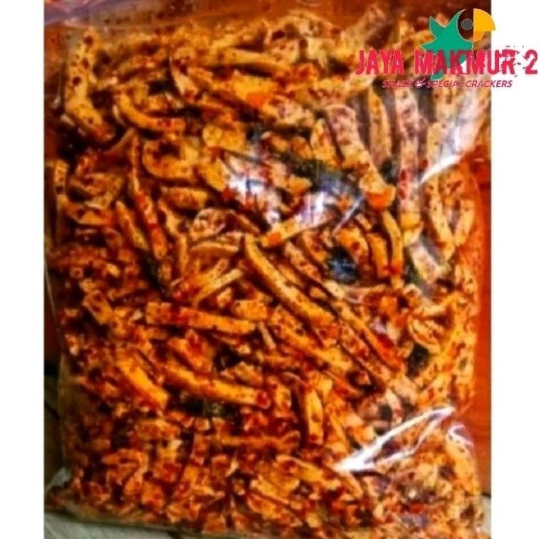 

TR24 Ur37 Basreng Stik Viral Pedas Daun Jeruk 1kg Renyah Original Terlaris