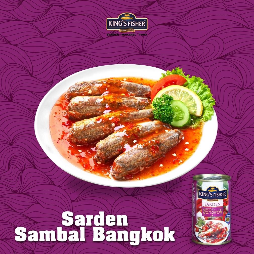 

My56 fth- King's Fisher Sarden Saus Bangkok Makanan Kaleng 425 Gr Original Viral