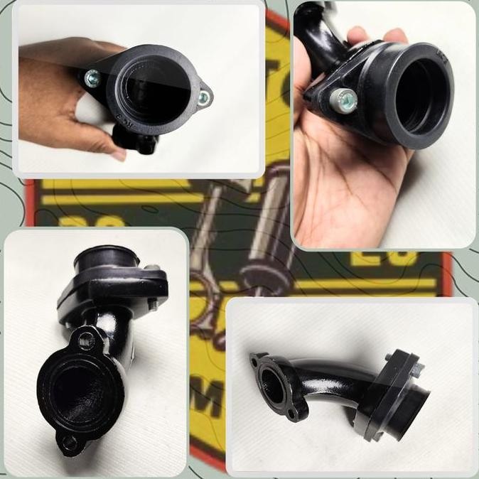 INTAKE INTEK MANIPUL MANIFUL MANIPOL MIRING KANAN KARBU KARBURATOR CARBURATOR PE PWK PWL 24 26 28 30