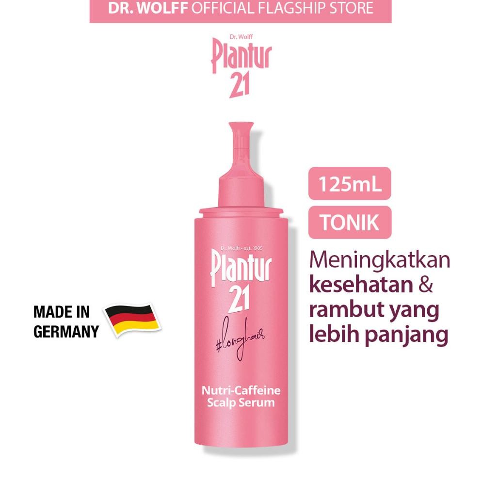 Plantur 21 #Longhair Nutri-Caffeine Scalp Serum Tonik untuk Memanjangkan Rambut 125ml