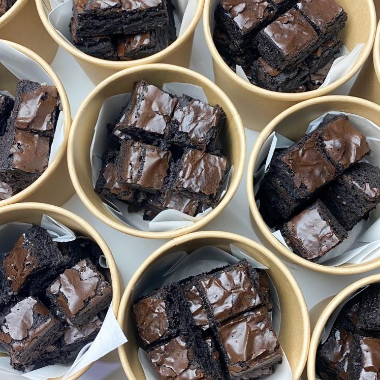 

Fudgy Brownies Bites 16Oz16Pcs Pita Gratis