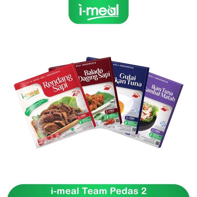

TERLARIS I-meal Team Pedas 2 Siap kirim