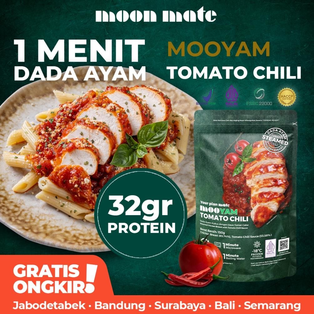 

READY STOK Moonmate - Dada Ayam MOOYAM Tomato Chili Protein Italian version Rendah Raram Siap kirim