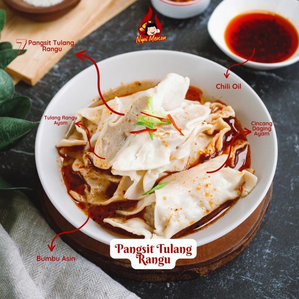 

Promo..!!! Nyai Mercon - Paket Pangsit Nyai Mercon (Tulang Rangu & Ayam Keju) Gd-90