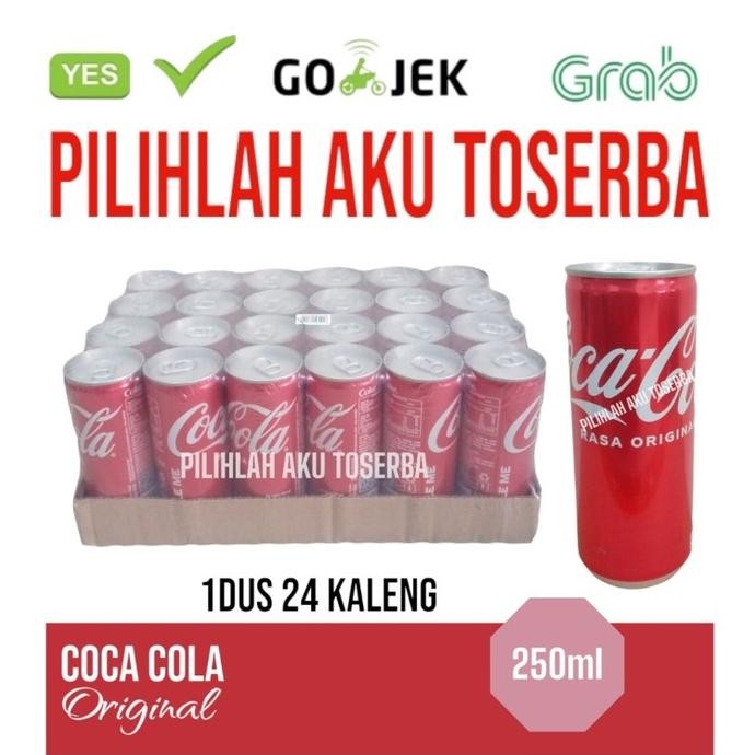 

Coca Cola Original KALENG CAN 250 ml - ( HARGA 1 DUS )