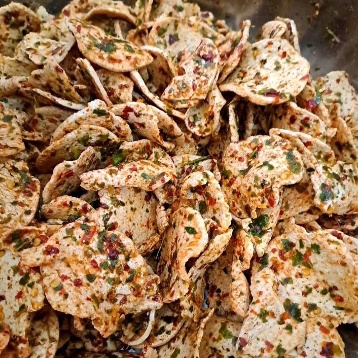 

Basreng Pipih Premium Pedas Daun Jeruk Kari'Am Bandung 500Gr